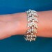 Signed Sarah Coventry Crystal Rhinestone Bracelet