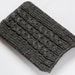 Kindle 5 Case, Dark Grey Kindle Paperwhite Cover, Kindle 4 Sleeve, Kindle Touch Sock, hand knitted cozy