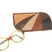 Case for Glasses Case Genuine Leather Case for Eyeglasses Case Soviet Vintage Eyewear Protection