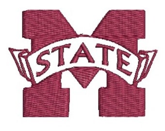 MS State, MSU Bulldogs Embroidery Design, Mississippi Bulldogs (52) Instant Download