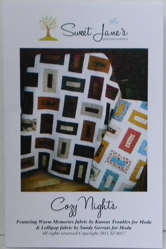 QUILT KIT Cozy Nights Pattern 60 x 67 Layer