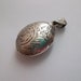 Sweet Sterling Silver Locket with Engraving & Chaise Work // Vintage Silver Lockets // Lover's Locket // Victorian Pendants