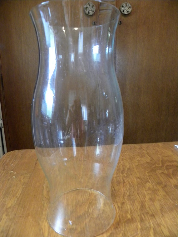 Hurricane Globe 12.5 Clear Glass Open bottom and top
