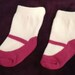 Pink Sole Mary Jane Doll Sock Shoes for Baby Stella, Bitty Baby, Waldorf and 13 14 15 16 In Dolls, Doll Clothes