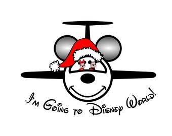Christmas Disney Shirt Mickey Jet Personalized Custom Iron on Transfer Decal(iron on transfer, not digital download) Disney family shirts