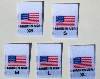 Pashmina Print USA Flag White (Pack of 10)