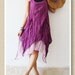 Party Violet Sweet Dress Cotton