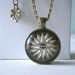 Nautical Compass Pendant Necklace Jewellery - Vintage Nautical Altered Art