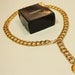 CHANEL Vintage Gold-tone Single Strand Coin Belt