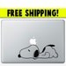 Snoopy Macbook Decal Planking Sticker for a Mac or any Laptop