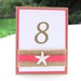 7 Table Numbers and 40 Place Cards, Custom Listing for Casey, TEAL