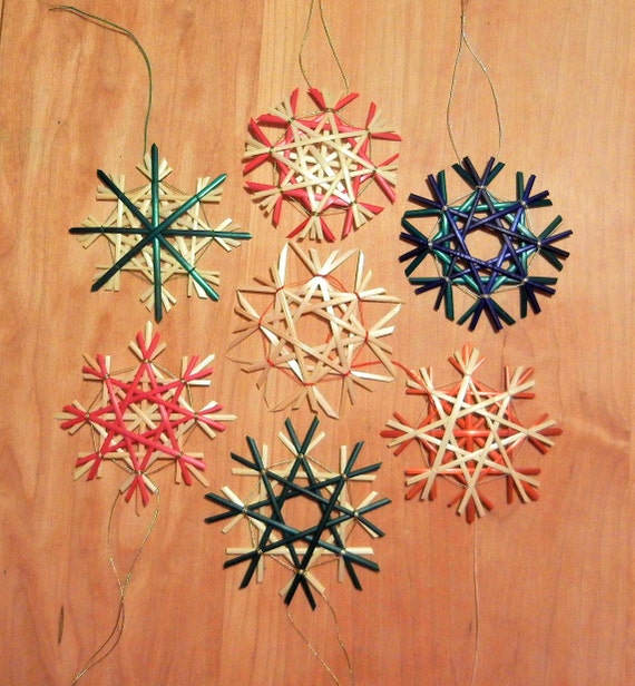 German Straw Christmas Ornaments -Make or Buy Them!