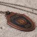Vintage Chinese Medal Necklace Rustic Boho