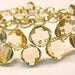AAA Champagne quartz gemstone briolette- Checkerboard faceted Champagne quartz cushion briolette- set of 5 Pcs- 8 mm Item No.109