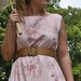 Basket Woven Waist Belt / Tan Waist Belt / Size Small Belt / Wide Waist Belt / Camel Belt / Shabby Chic Belt / Indie Belt / Victorian