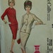 1960s Jacket & Skirt McCall's Pattern 7112 Size 11 Bust 31.5"