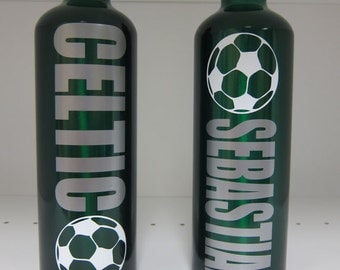 Personalized Water Bottle Soccer
