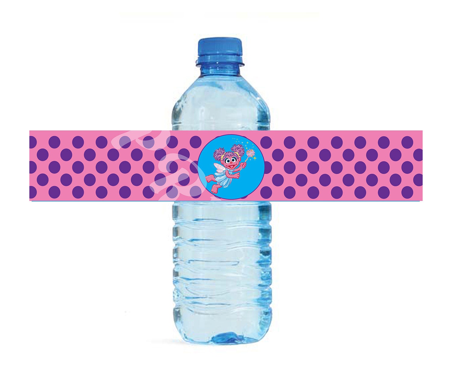 Abby Cadabby & Sesame Street themed Water Bottle by PJsPrintables