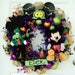 Halloween Disney Wreath Mickey Mouse Werewolf Goofy Frankenstein