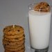 Cookies and Milk Candles - Chocolate Chip Cookie Candle Set - Large