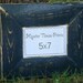 5x7 Wood Photo Frame - Midnight Blue, Western, Handmade - Rustic Home Decor