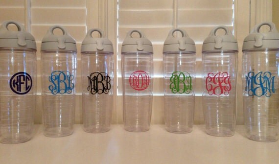 Monogram Decal 2.5 inch text or symbol perfect for you tervis tumbler 