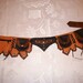Shaman Tan/Black/Brown Leather Utility Burner Belt 5 pockets adjustable hip waist size