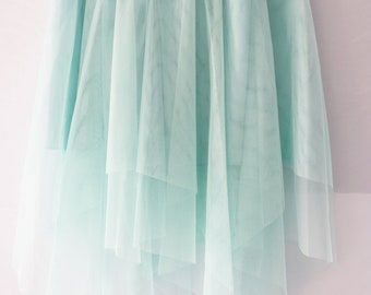 ice blue tulle skirt