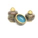 Vintage Salt and Pepper Shakers with Cellars