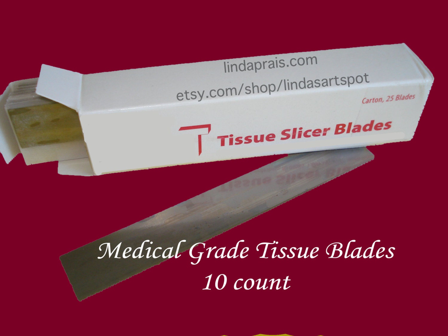 Tissue Blade by Thomas Scientific 10 Pack Super sharp