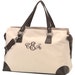 Personalized Women's Classic WEEKENDER BAG, Monogrammed with your Initials. Great knock-around bag. Size: 20" L X 9.5" W X 13.5" H