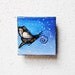 SALE: Hawk Moth -Evening Sky. Original Oil Painting. Dusk.