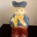 Toby Jug Shawnee Pottery Large Blue Boy Rare and Collectible Jug 1940s