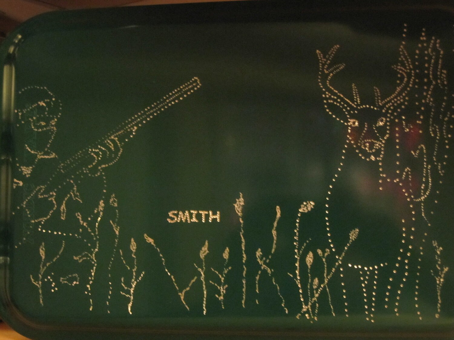 Deer Cake Pan Engraved Cake Pan Personalized Cake Pan