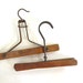 vintage wooden hangers acme brand