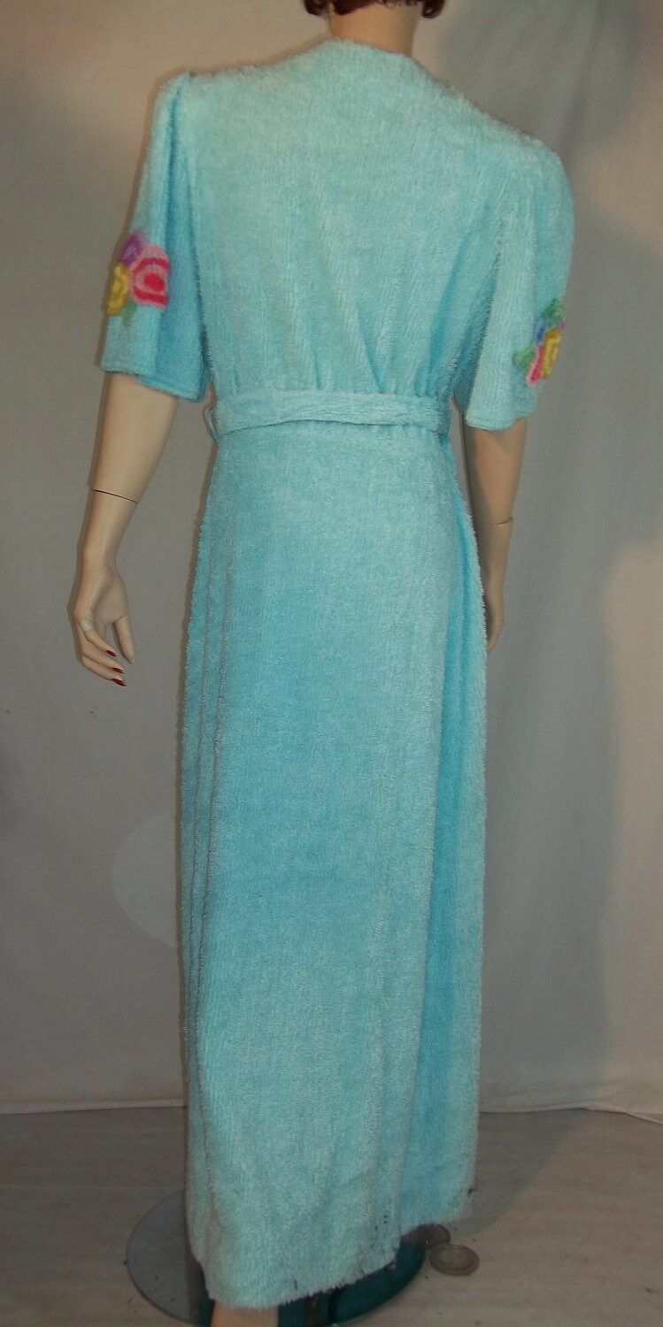 VIntage Chenille Bathrobe