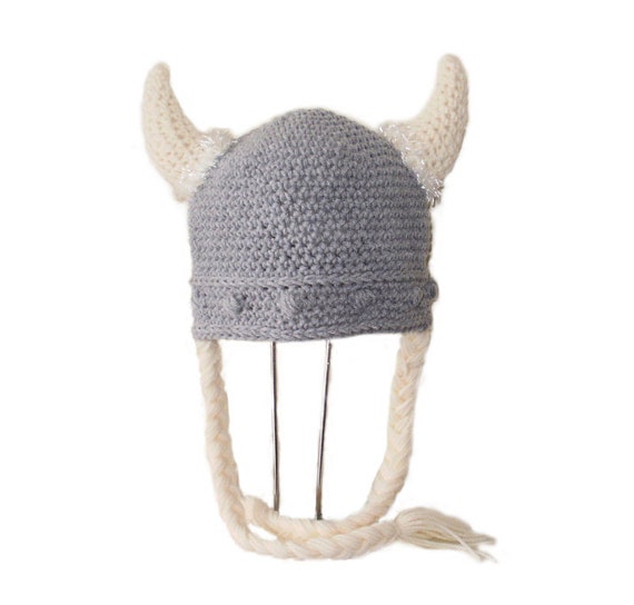 Crochet Pattern PDF Viking Hat. Beanie and with Braids. All