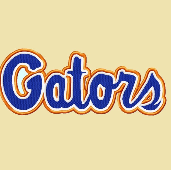 Items Similar To Florida Gators Fill Embroidery Design 3 Sizes On Etsy 