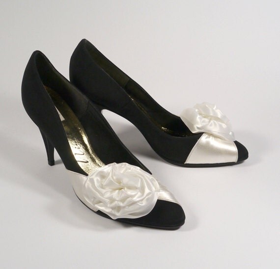 tuxedo high heels