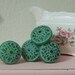 6- Cast Iron Green Knobs-Dresser Knobs-Vintage Inspired