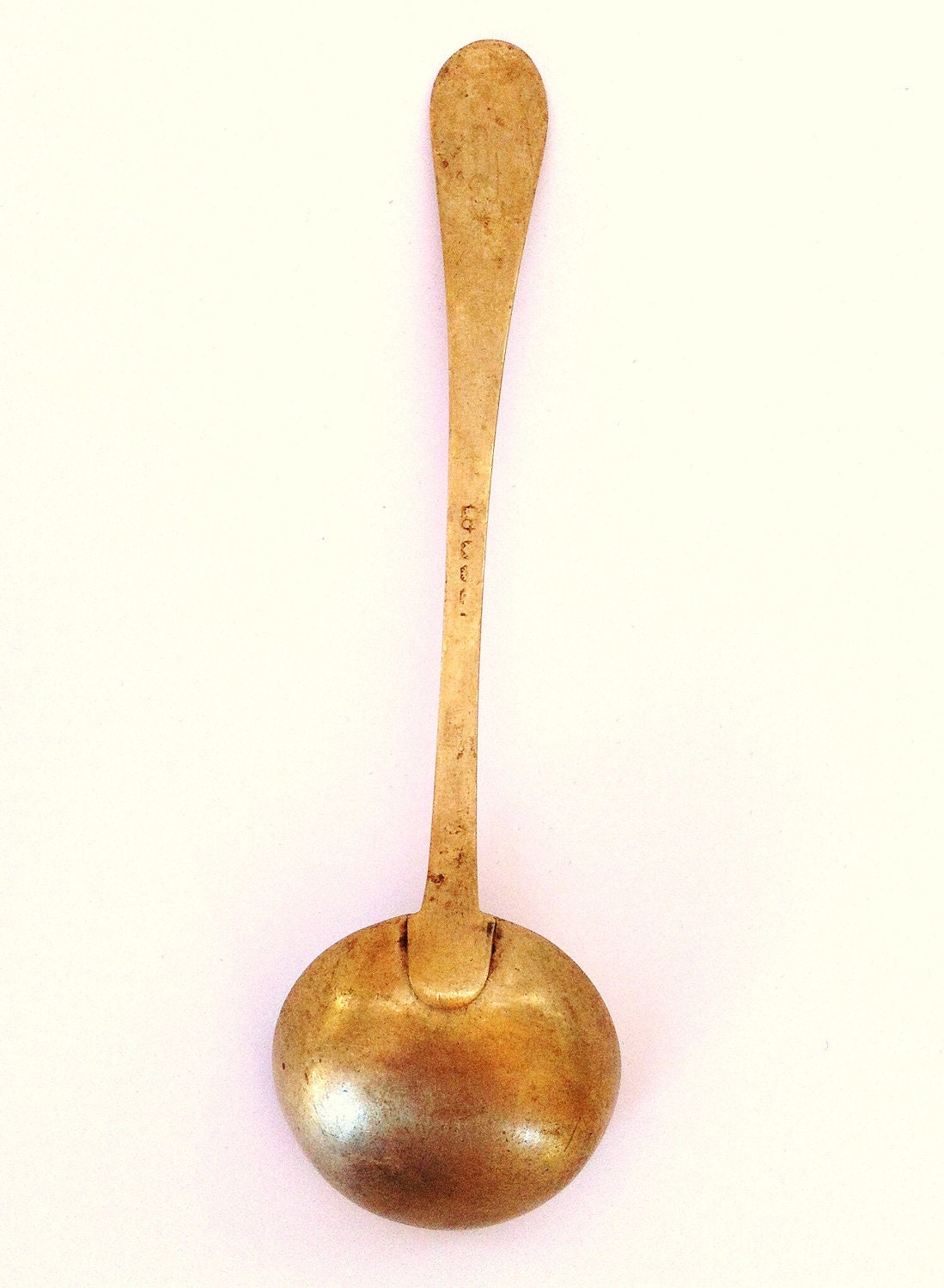 Vintage antique silver plated brass Sauce Ladles Spoon made