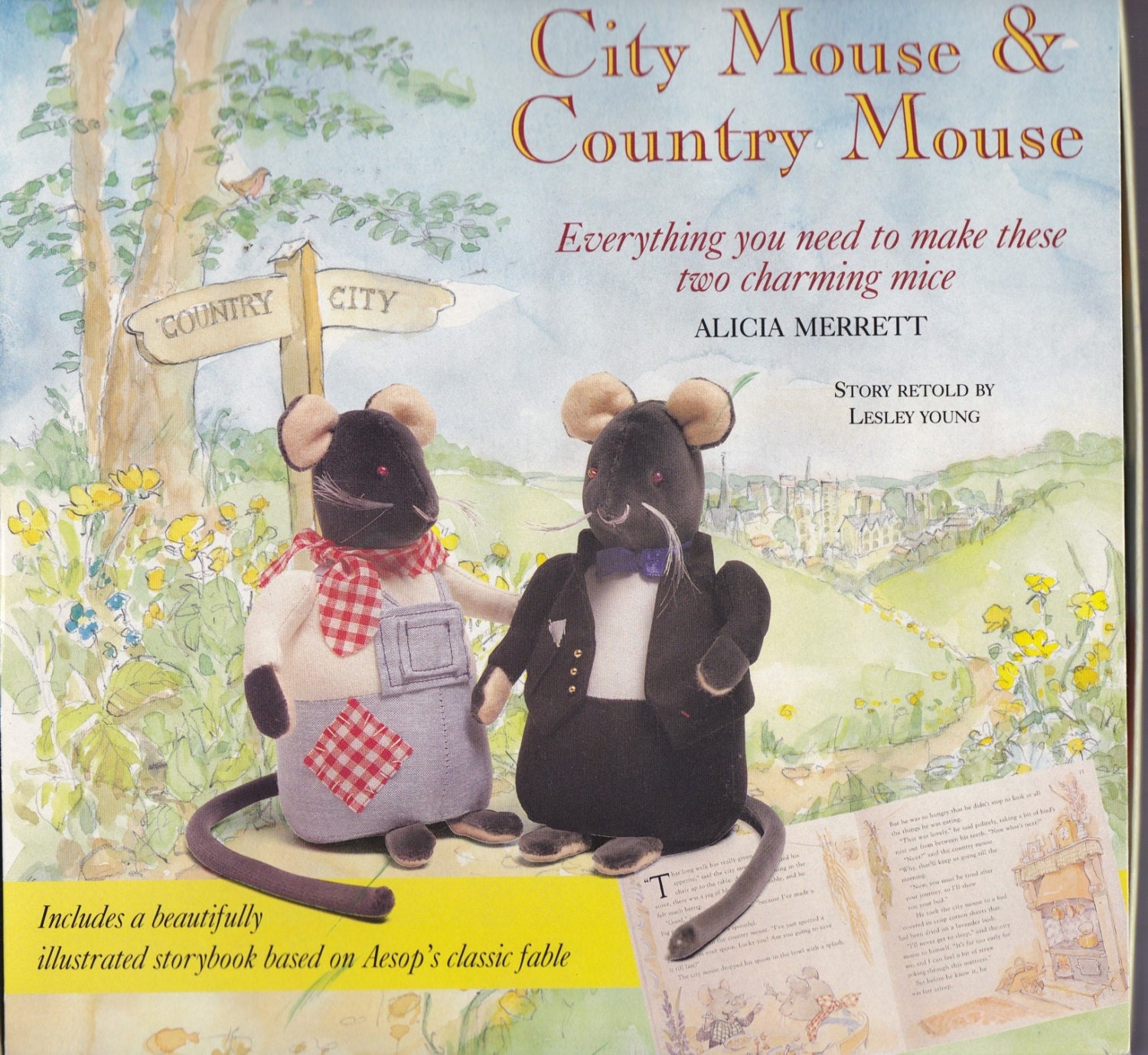 City Mouse &amp; Country Mouse CRAFT KIT and Storybook