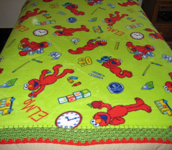 elmo fleece blanket