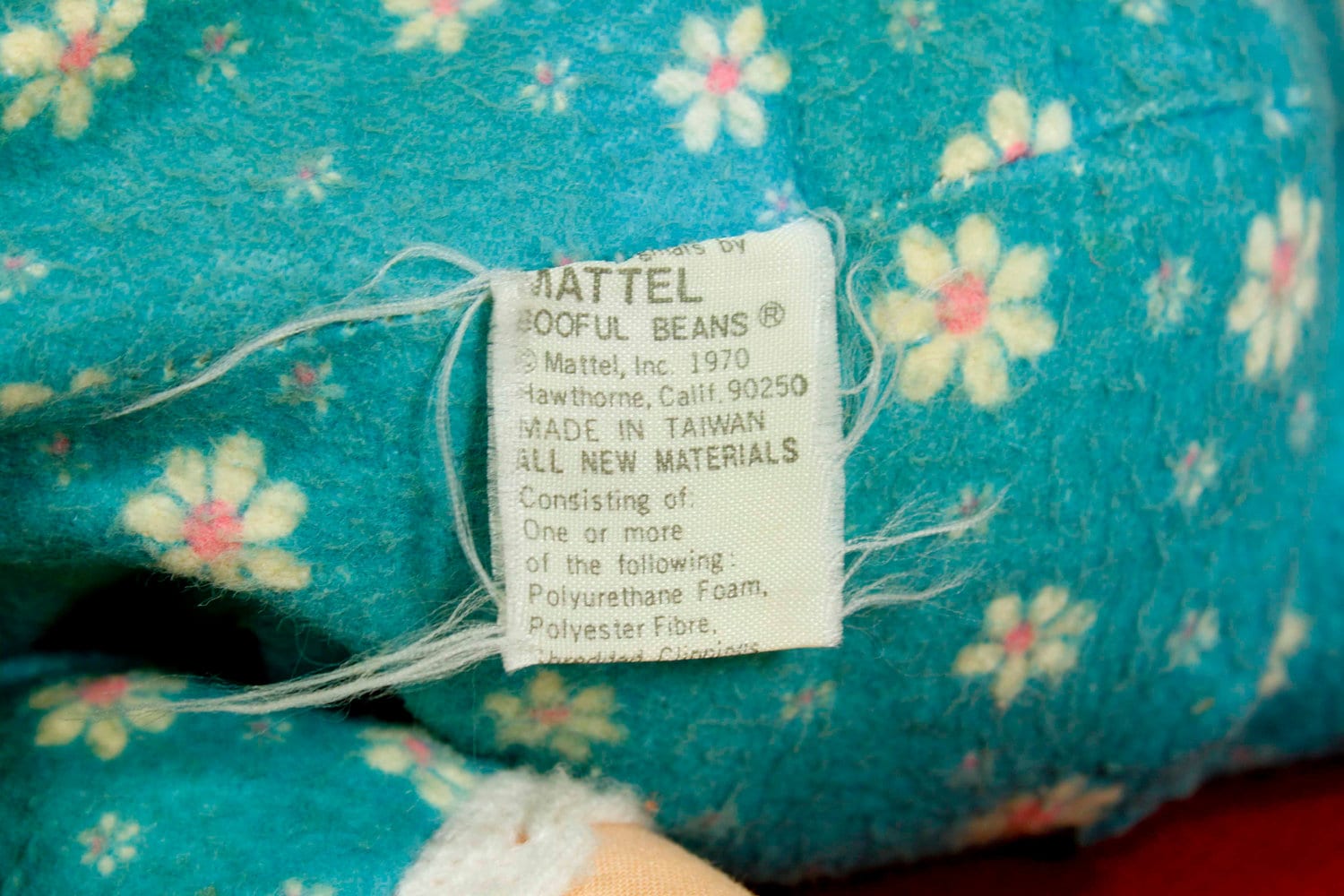 Vintage Mattel Booful Bean Bag Baby Doll Set of Two Daisy