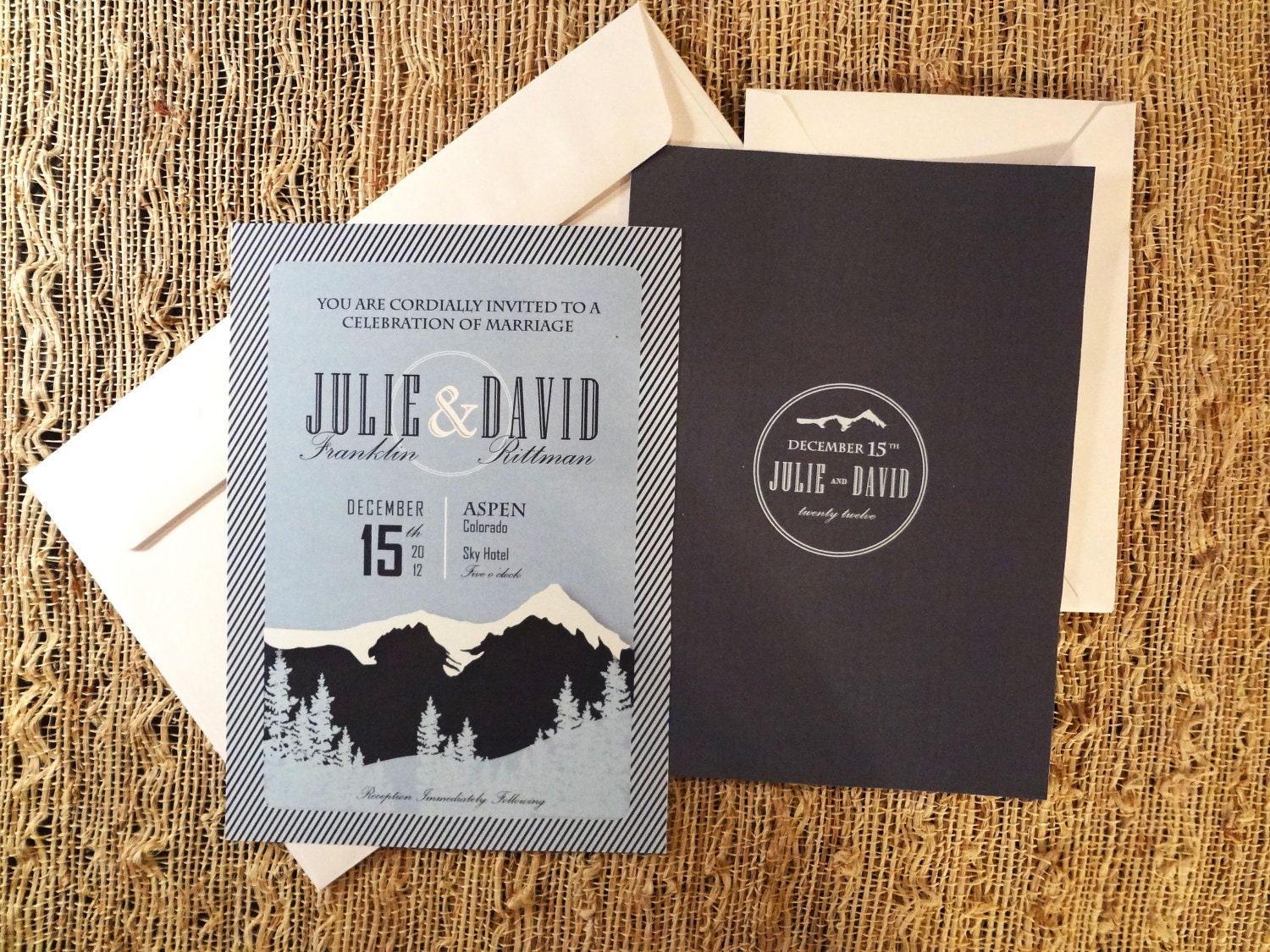 Mountain Wedding Invitations