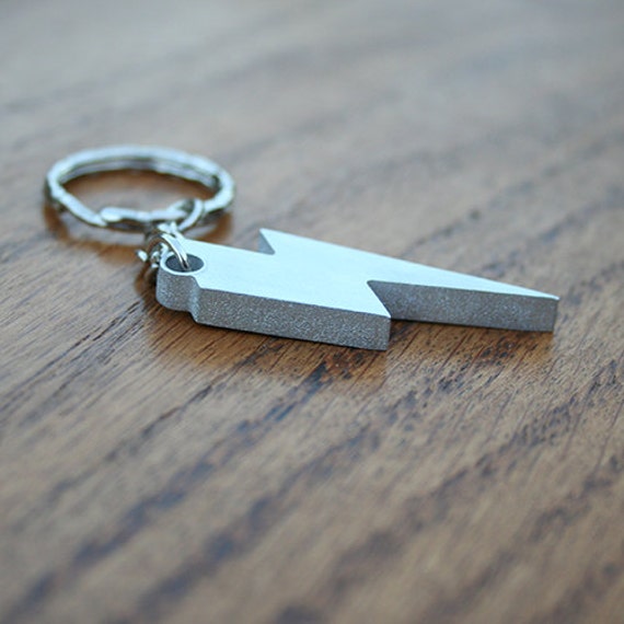 Lightning Bolt Custom Keychain Metal Keychain Custom Metal