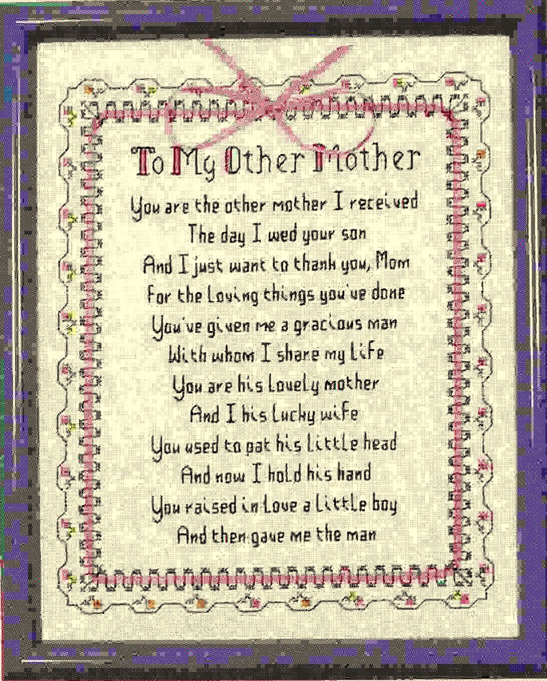 Other Mother Cross Stitch Pattern