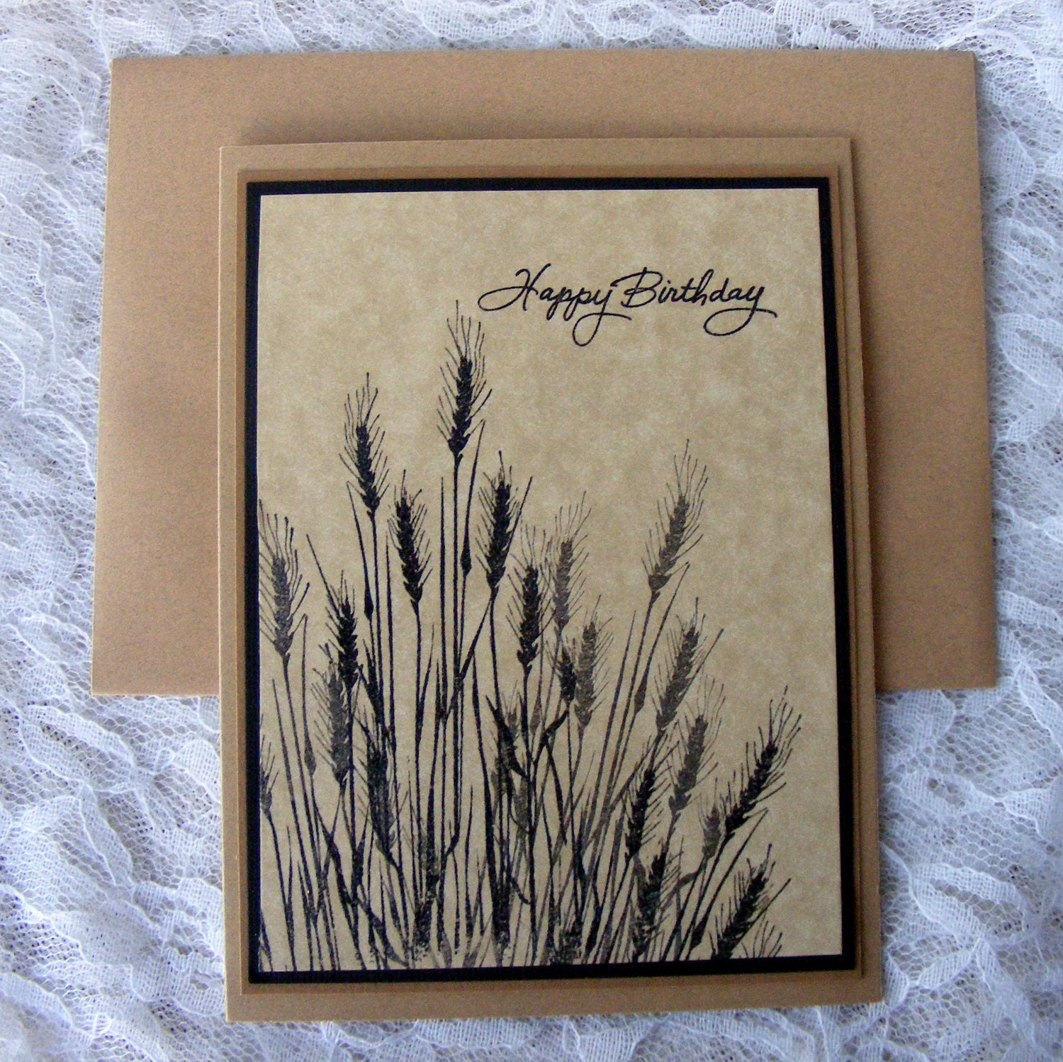 Handmade Masculine Birthday Card For Him