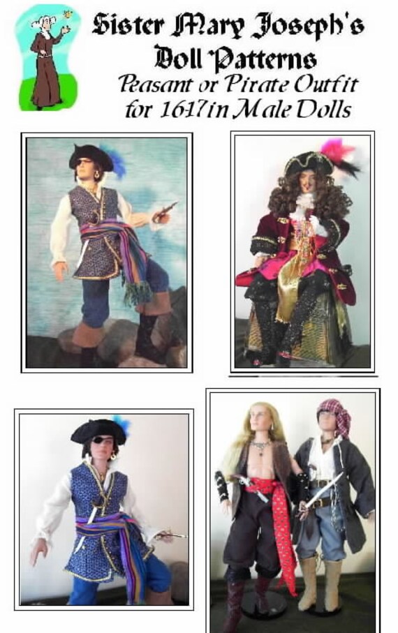 PIRATE Pattern Tonner Matt Trent a full Pirate outfit