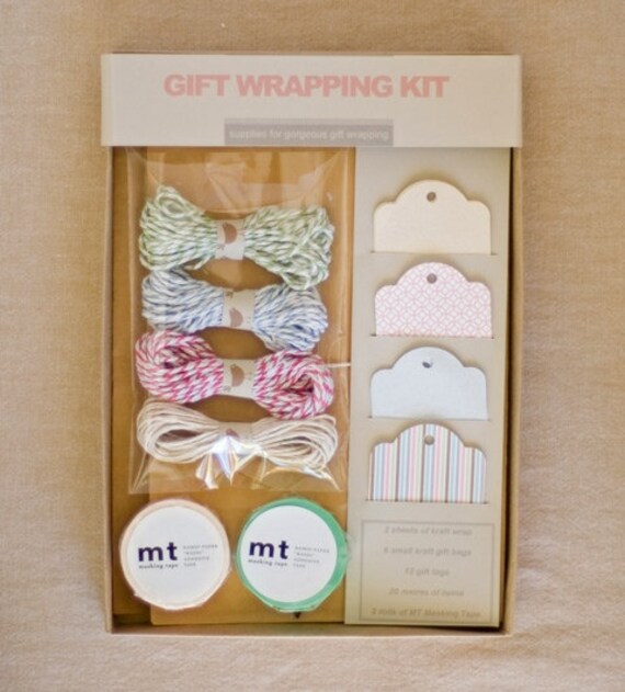Items similar to Gift Wrapping Kit on Etsy